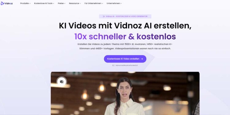 Video Maker: Die beste KI-Plattform für die Videoerstellung | Vidnoz